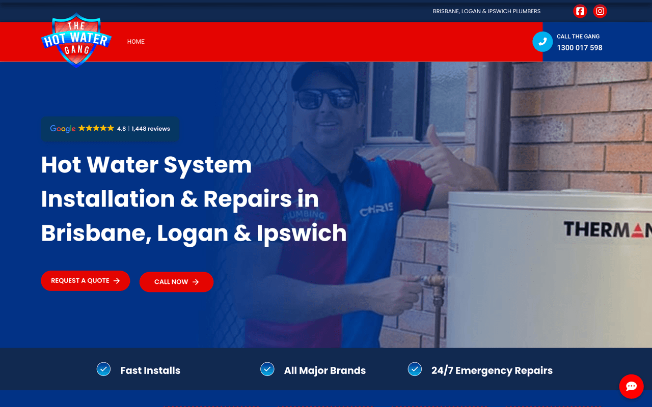 The Hot Water Gang website