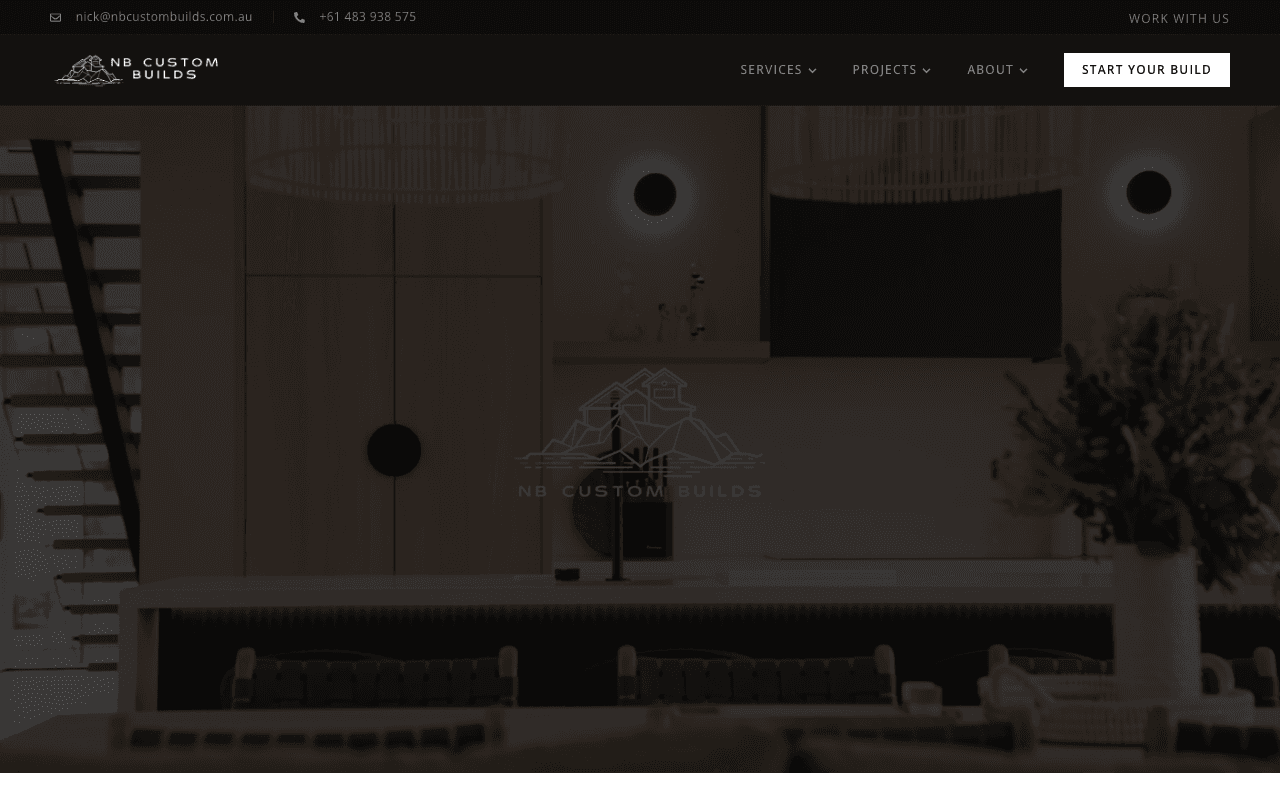 NB Custom Builds website