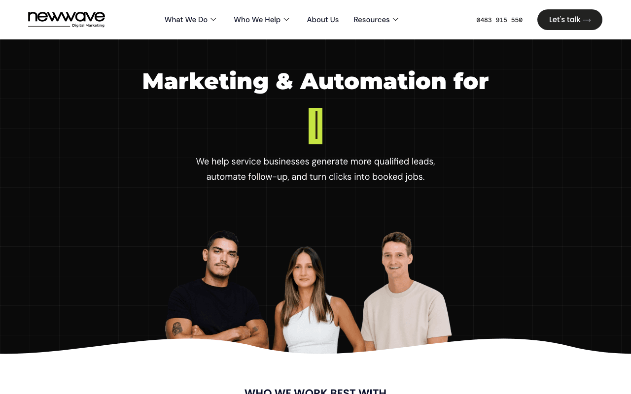 The New Wave Group website