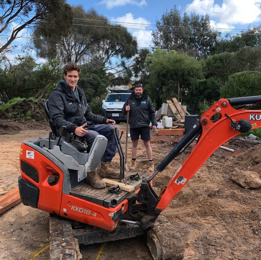 Sam Barnes on site