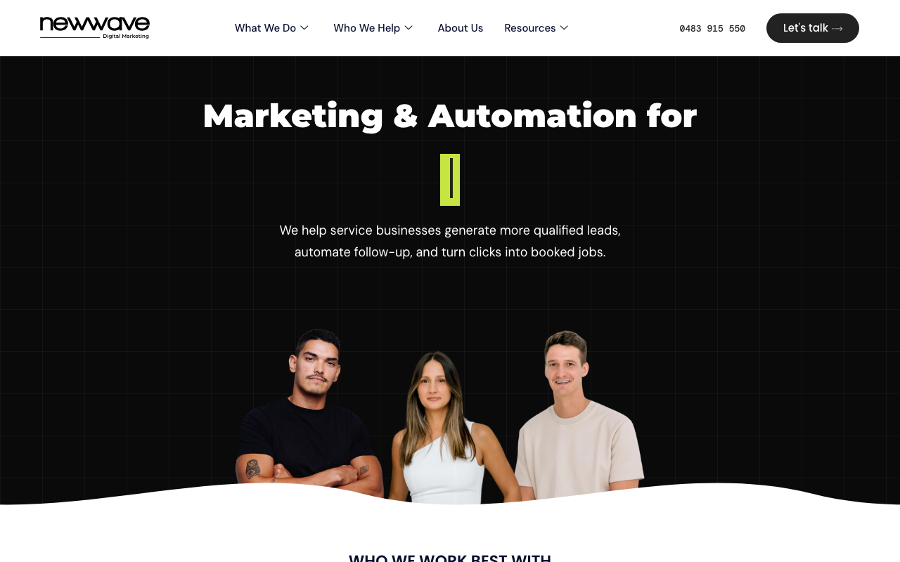 New Wave Digital Marketing website